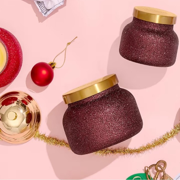 Capri Blue Tinsel & Spice Holiday Candle - Petite Glam Jar Candle - - Picture 11 of 12